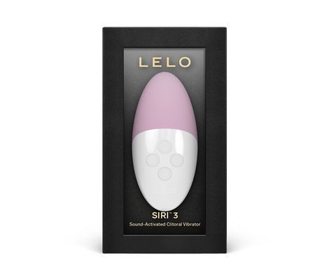 Музыкальный вибратор для клитора LELO SIRI 3 Soft Pink, вибрации в ритме звуков без смартфона