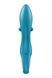 Вибратор кролик с тройным отростком Satisfyer Embrace me Turquoise, 2 мотора, диаметр 3,6 см