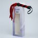 F61415 батіг із замші міні FLOGGER BLACK / RED