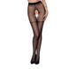 Колготки с открытым доступом, имитация чулок TIOPEN 014 black 5 (20 den) &mdash; Passion, Черный