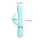 Роскошный кролик с ротацией и вибрацией Pillow Talk Lively, Teal, кристалл Сваровски, тройной отрост, Бирюзовый