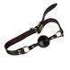 F61425 Кляп Loveshop BREATHABLE BALL Gag BLACK