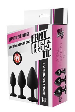 Набір анальних пробок Dream Toys Fantasstic Red Stone