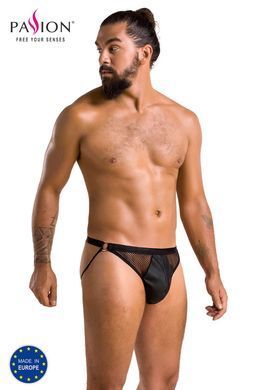 Чоловічі відкриті сліпи Passion Open Luke L/XL, чорні, екошкіра