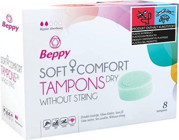 Безнітієві тампони Beppy Soft + Comfort Tampons Dry