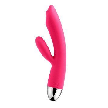 Вибратор кролик с жемчужной стимуляцией точки G Svakom Trysta Plum Red, Розовый