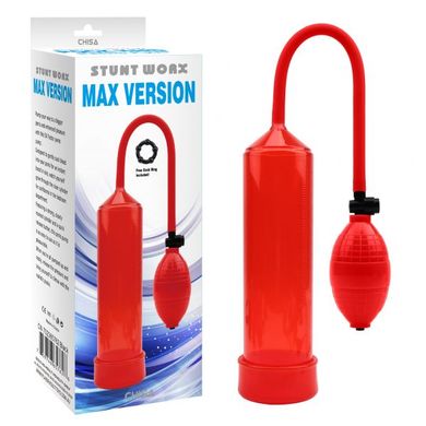 Помпа Max Version Penis Pump, Red