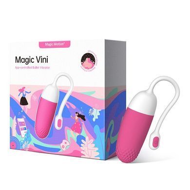 Смарт-віброяйце Magic Motion Vini Pink, керування зі смартфона