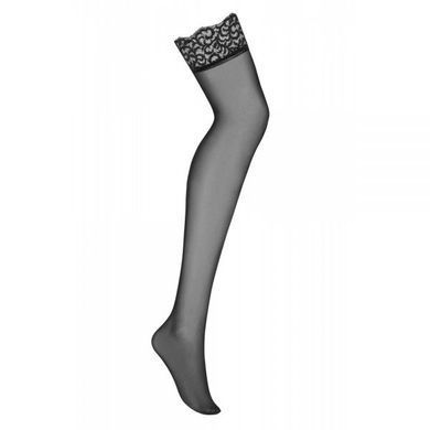 Чулки&nbsp;Obsessive&nbsp;Laluna&nbsp;stockings&nbsp;black&nbsp;L/XL