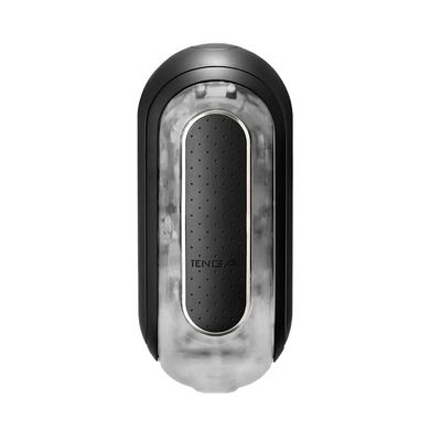 Мастурбатор Tenga Flip Zero Electronic Vibration Black, змінна інтенсивність, розкладний, Черный