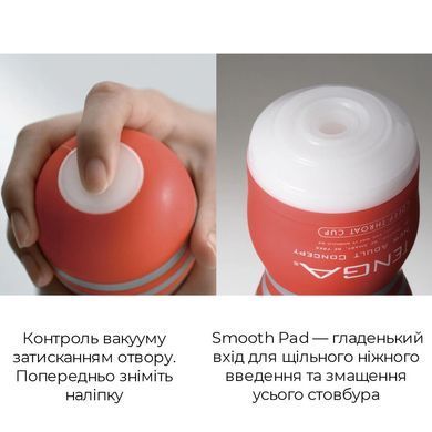 Мастурбатор Tenga Deep Throat (Original Vacuum) Cup (глибоке горло) GENTLE з вакуумною стимуляцією