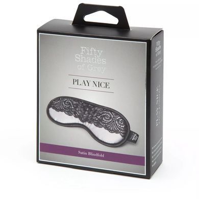 Маска на глаза Fifty Shades Of Grey Play Nice Satin & Lace Blindfo