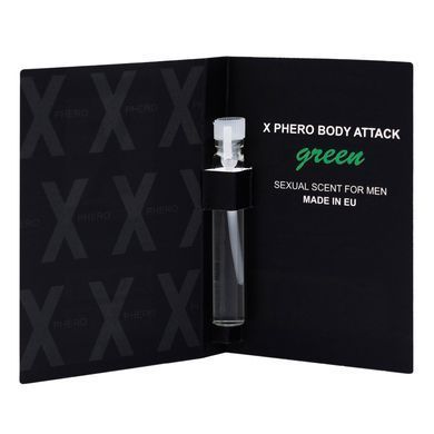 Пробник духи с феромонами мужские Aurora X-PHERO MEN Grreen 1ml.