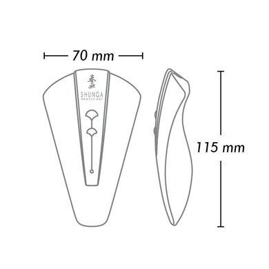Shunga Obi Black Cliter Vibrator, Черный