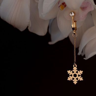Прикраси для клітора та статевих губ non-pierced clitoral jewelry dangle with snowflake UPKO