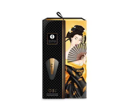 Shunga Obi Black Cliter Vibrator, Черный