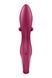 Вибратор кролик с тройным отростком Satisfyer Embrace me Berry, 2 мотора, диаметр 3,6 см