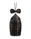 Платье под змеиную кожу Obsessive Vivianty dress M/L, черное