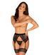Пояс для панчох Obsessive Isabellia garter belt S/M