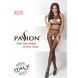 Бодистокинг Passion BS048 black, комбинезон, имитация колгот и открытого топа, Черный