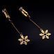 Прикраси для клітора та статевих губ non-pierced clitoral jewelry dangle with snowflake UPKO