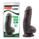 Фалоімітатор Chisa Fashion Dude 6.9 Cock з мошонкою на присосці, коричневий