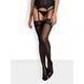 Чулки&nbsp;Obsessive&nbsp;Laluna&nbsp;stockings&nbsp;black&nbsp;L/XL