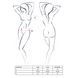 Комплект белья под латекс CAPRI SET black L/XL - Passion: мини-бикини, стринги, пояс для чулок, Черный