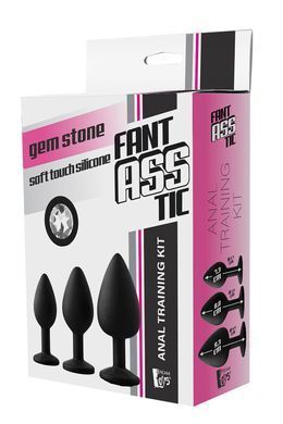 Набір анальних пробок Dream Toys Fantasstic White Stone
