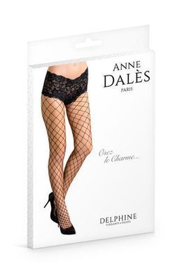Чулки Anne De Ales DELPHINE T3 Black, Черный
