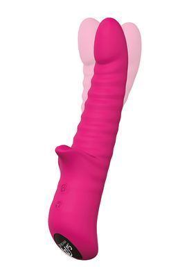 Двойной вибратор Dream Toys VIBES OF LOVE HONEY BEAR MAGENTA