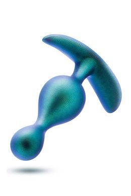 Анальная пробка бирюзовая ANAL ADVENTURES MATRIX PHOTON PLUG