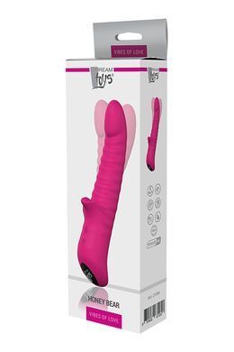 Двойной вибратор Dream Toys VIBES OF LOVE HONEY BEAR MAGENTA