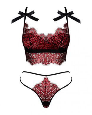 Комплект эротического белья Obsessive Redessia 2-pcs set S/M