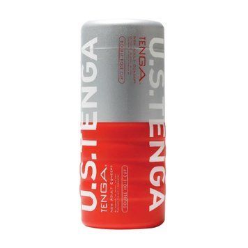 Мастурбатор Tenga US Double Hole Cup (двухсторонний большой) с двумя независимыми каналами, Белый