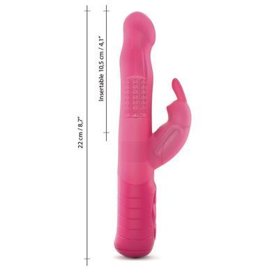 Вибратор-кролик Dorcel Baby Rabbit Magenta 2.0 с жемчужным массажем и вращающейся головкой.