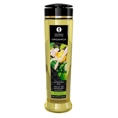 Органічна масажна олія Shunga ORGANICA – Exotic green tea (240 мл) з вітаміном Е