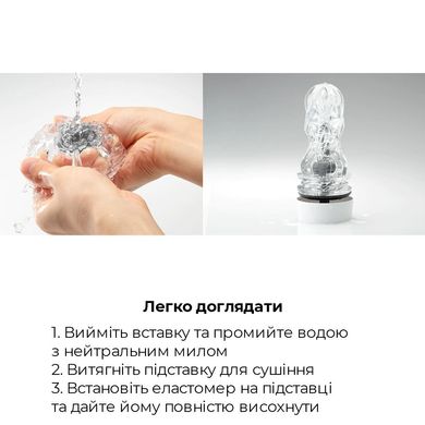 Мастурбатор Tenga - Aero Masturbator Cobalt, инновационная технология всасывания