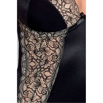 Корсет с пажами MONTANA CORSET black L/XL &mdash; Passion Exclusive, трусики, Черный