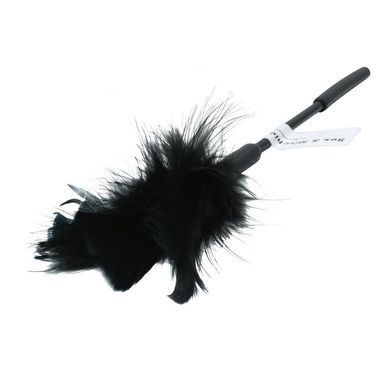 Метелочка-щекоталка Sex And Mischief - Feather Ticklers 7 inch Black, натуральные перья и пух, Чорний