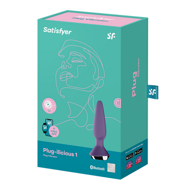 вібропробка Satisfyer Plug-ilicious 1 Purple
