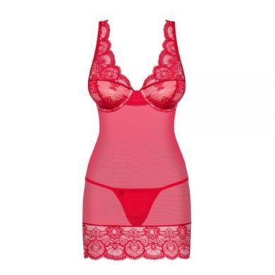 Боді 853-CHE-3 chemise thong red L / XL