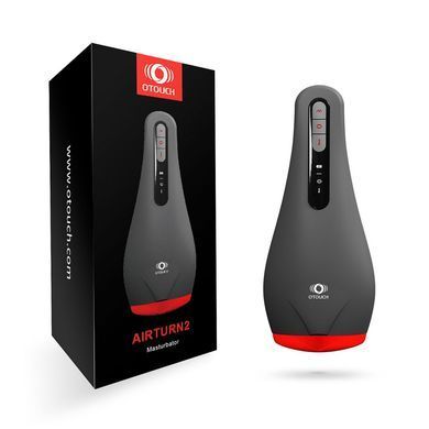 Мастурбатор Otouch AIRTURN 2, 6 режимов вибрации, 5 режимов всасывания, 2 уровня подогрева.