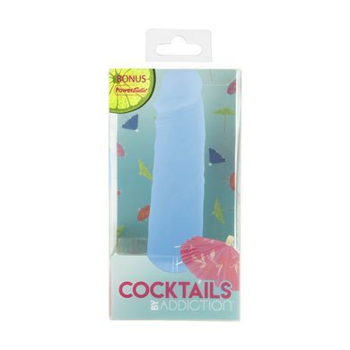 Фаллоимитатор на присоске Cocktails by Addiction &ndash; Blue Lagoon