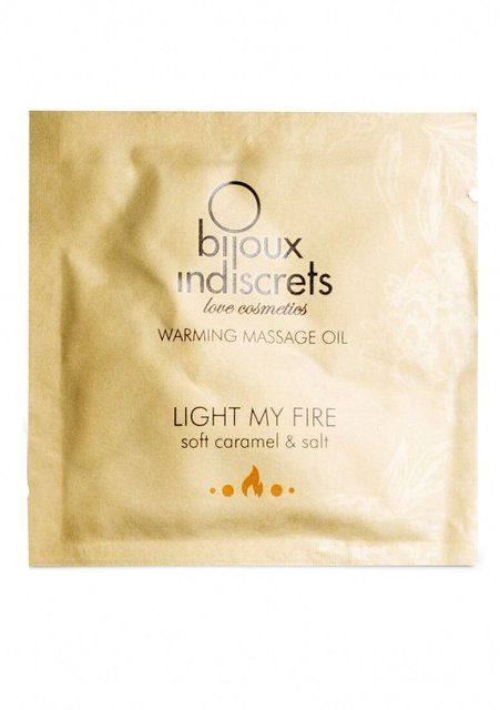 Пробник Bijoux Indiscrets Sachette Light My Fire &ndash; Caramel&Sea salt (2 мл)