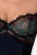 Сорочка приталенная с чашечками FLORIS CHEMISE black XXL/XXXL - Passion Exclusive, трусики, Черный