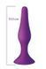 Анальная пробка на присоске MAI Attraction Toys №35 Purple, длина 15,5см, диаметр 3,8см