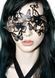 Виниловая маска SYBILLE от Bijoux Indiscrets, черная