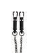 Затискачі на соски Taboom Nipple Play Heavy Duty Adjustable Clamps з чорним ланцюжком