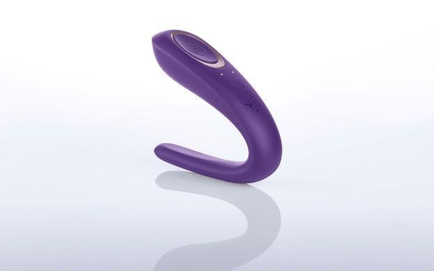 Вибратор для пар Satisfyer Double Classic с одним моторчиком, Фиолетовый